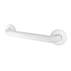 Kingston Brass GB1412CSW Made to Match 12-Inch Stainless Steel Grab Bar, White