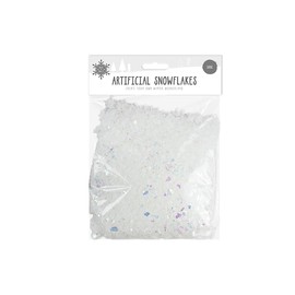 Hilltop Supplies Christmas Artificial Snowflakes | 100g | 200g | Fake Artificial Snowflakes For Christmas Decoration | Christmas Table Decoration | Winter Wonderland Decor (100, Grams)