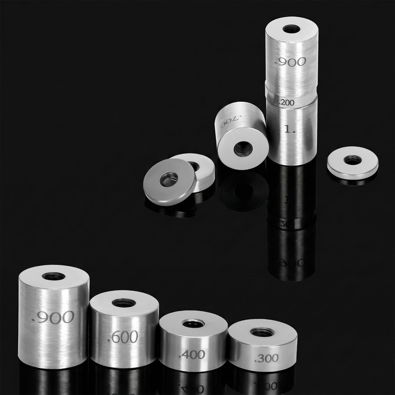 36 Piece Steel Spacer Blocks Set ，Round Gage Space Harden