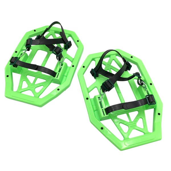 PEAKS & TREES Plastic Kanjiki Snowshoe, Lightweight, Spiked, Easy Installation, Snow Removal, Rain, Snowmountains, Climbing, Emergency Use, Playing in Snow, Made in Japan, Lightweight, For Adults, Soles, Anti-Slip, Compatible with Shoes Up to 4.5 inches (115 mm) Width