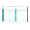 Pirongs Page-a-day 2024-2025 Green Academic Diary (Slightly wider than A5)