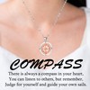 Shonyin 5th Grade Graduation Gifts for Her 2024 Compass Necklace,