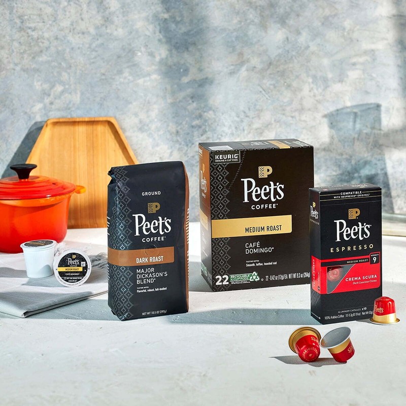 No Brand Peet's Coffee House Blend Premium Dark Roast Keurig