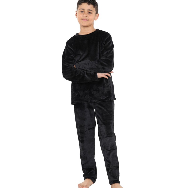 A2Z 4 Kids Childrens Warm Fleece Twosie Crew Neck Pyjamas