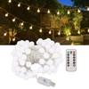 LED Ball String Lights USB Interface 8 Light Modes Warm