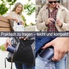 Eyglajdd Lightweight Aluminium Glasses Case for Men and Women, darkblue