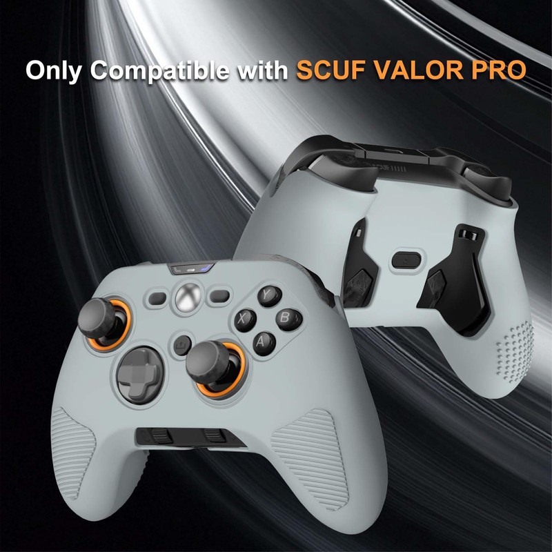 FIOPAZ for Scuf Valor Pro Silicone Case, Soft Skin Cover