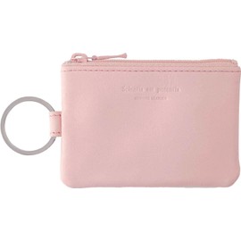 SLIP-ON Noir Key Pouch Mini Pale Pink NSL-1803-PPK Genuine Leather Key Case Accessory Case