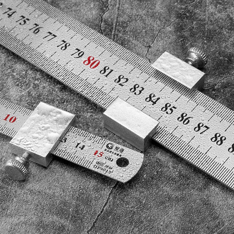 Zeizafa Ruler Stops Fences Line Scribers Locators Precise Ruler Block