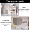 Pack of 2 Craft Box Storage Drawer Sorting Box Desktop