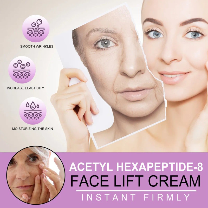 Crema De Estiramiento Facial Instantánea V Acetyl Hexapéptid