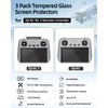 3 Pack HD Tempered Glass Screen Protector for DJI RC/RC