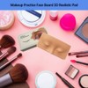 Silicone Face Eye Makeup Practice Board Realistic and Reusable Makeup