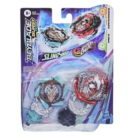 BEYBLADE Burst Surge Dual Collection Pack Hypersphere Eclipse EVO Devolos D5 y Slingshock Sphinx S4-2 Camisetas giratorias, Juguetes de Juego de Batalla