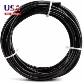 sashow Pneumatic Air Tubing 5/16" OD 10m 32.8ft Nylon Air Compressor Tube Black