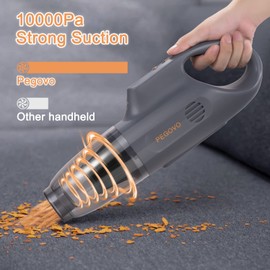 Handheld Vacuum Cordless Car Vacuum Portable, Cordless Handheld Vacuum Cleaner with Fast Charging Long Runtime Attachments Washable Filter,10KPA High Power Hand Vacuum for Car Home Office, Pet Hair