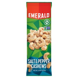 Emerald Salt and Pepper Cashews, 1.25 Ounce