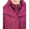 Cole Haan Women's Durable Shawled Cold Weather Coat, Ruby
