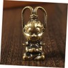 ULTECHNOVO Copper Craft Monkey King Pendant Antique Wukong Hanging Decor