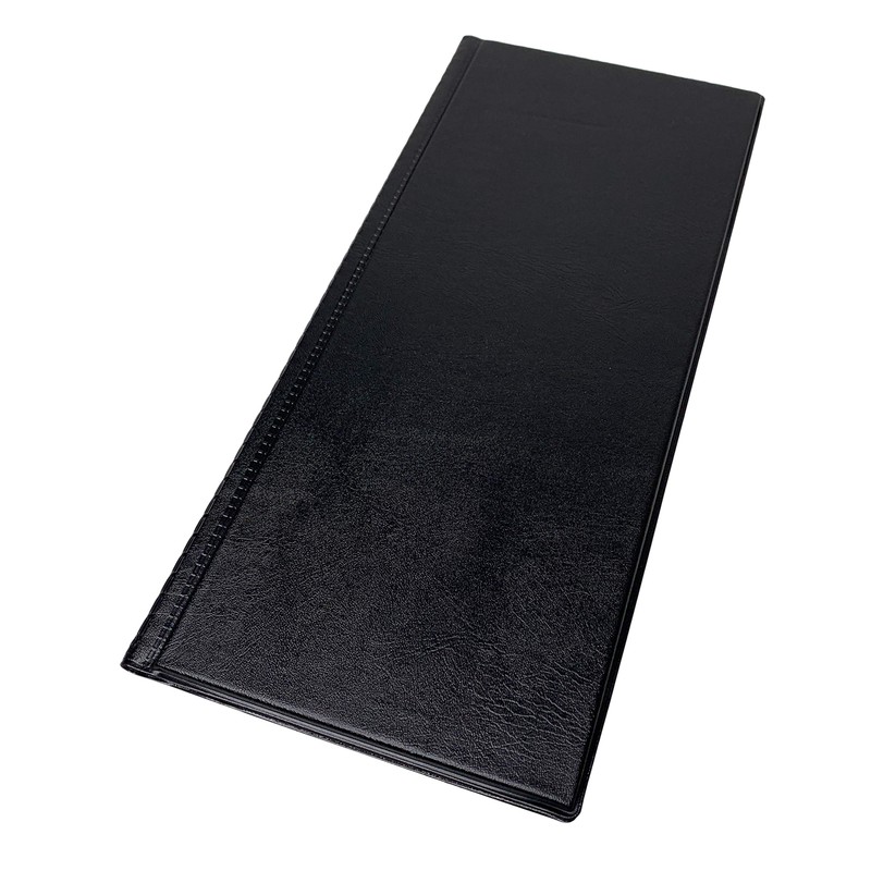 80 Pocket Black Name Business Card Holder by Janrax