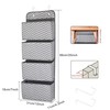 MaoXinTek Over Door Hanging Storage Organizer 4 Pocket Wall Mount