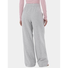 HeSaYep Women's Wide Leg Sweatpants Baggy Fleece Lined Sweat Pants Drawstring Lounge Straight Leg Trousers Athletic High Waisted Pants with Pockets Grey L