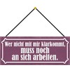 Schatzmix Tin-Plate Sign, Sheet metal, Multicoloured, 27x10 cm