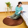 Astro Smooth Touch Round Rug, Brown Carpet, Soft and Smooth,