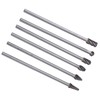 6pcs Tungsten Carbide Aluminum Rotary Files Burr Set 6mm Shank
