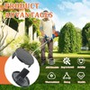 JAMHER Pack of 2 Lawn Trimmer Spool Cap, Cordless Lawnmower