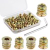 Pack of 50 Screw Nuts, M4 x 10 mm Threaded