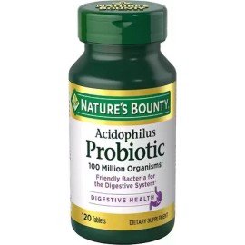 Probiotic Acidophilus 100 Millones De Lactobacillus 120 Tabs