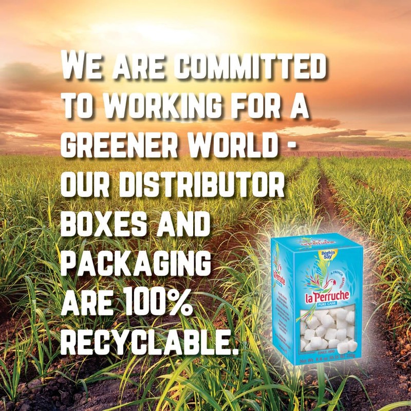 La Perruche Pure Cane White Sugar Cubes (250g/8.8oz box) |