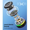 Kunodi Bluetooth Shower Speaker with IPX7 Waterproof, Portable wireless speaker