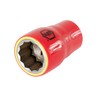Wiha 31624 Insulated 1/2" Drive Metric Sockets, 24mm