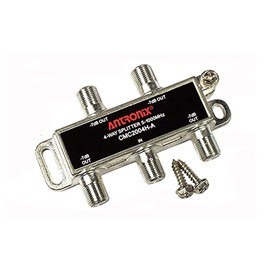 Splitter, Broadband RF 4 output MoCA capable 5-1002MHZ by Antronix