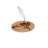 Angel with Trumpet on Oval Ornament