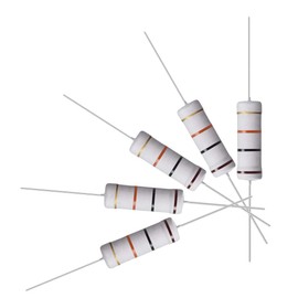 uxcell 10Pcs 10K Ohm Resistor, 5W 5% Tolerance Metal Oxide Film Resistors, Shaft Lead, Flame Proof for DIY Electronic Projects and Experiments