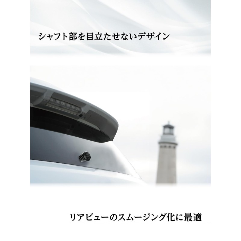 Seikosangyo EXEA Exterior Car Accessory Carbon Rear Wiper Cap EX-216