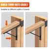 Mofeez Gate Corner Brace Bracket No Sag Kit for Shed