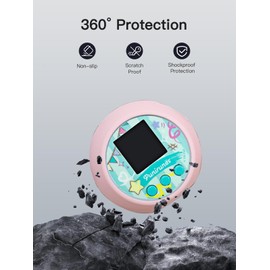 Case for Punirunes Interactive Digital Toy，Soft Skin Silicone Case ，Anti-Scratch，Full Protective Case for Punirunes Interactive Digital Toy-Pink