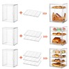 OKAY ORANGE Pastry Display Case, Bread Box for Kitchen Countertop,