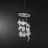 VIE Naturals Windchime 45 cm Hanging Height, White Capiz Shells