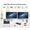 Universal USB-C Laptop Docking Station | Dual 5K/4K Monitors, 65W