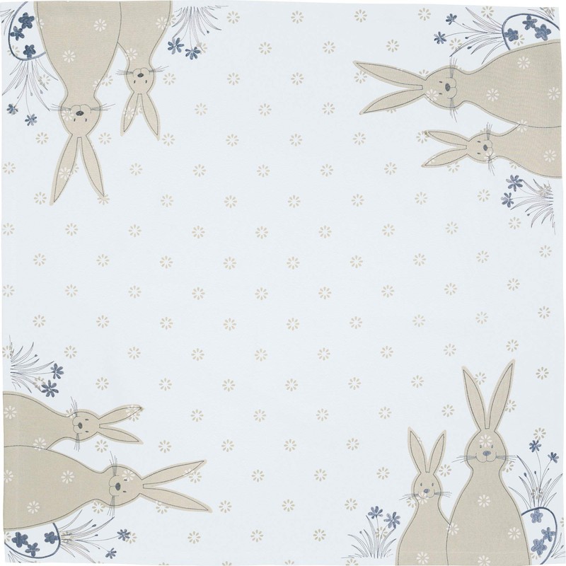Erwin Müller Table linen tablecloth, cushion cover, Easter, rabbits, spring