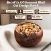 HOME INFINIX Handmade Coconut Shell Bowl – Eco-Friendly & Cute