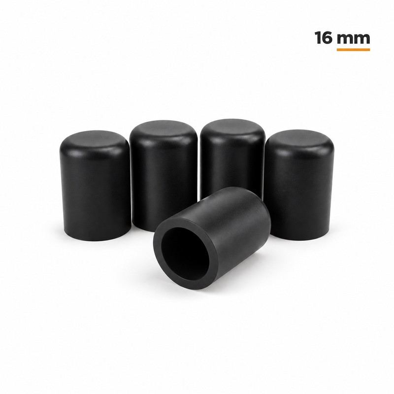Silicone Vacuum Caps – 5-Pack Black Blanking Plugs for Engine