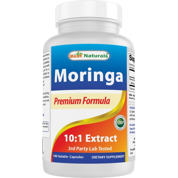 Best Naturals Best Naturals Moringa Extract 10:1 1500mg per Serving
