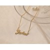HUAN XUN Diego Necklaces Gold Name Necklace for Women Charm