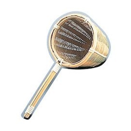 遠藤商事 Strainer Bamboo Diameter x Height (mm): 85 X 90 Commercial Bamboo Tea Strainer bty42 